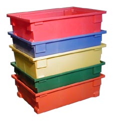Bayhead Heavy-Duty Molded Plastic Boxes With Lids